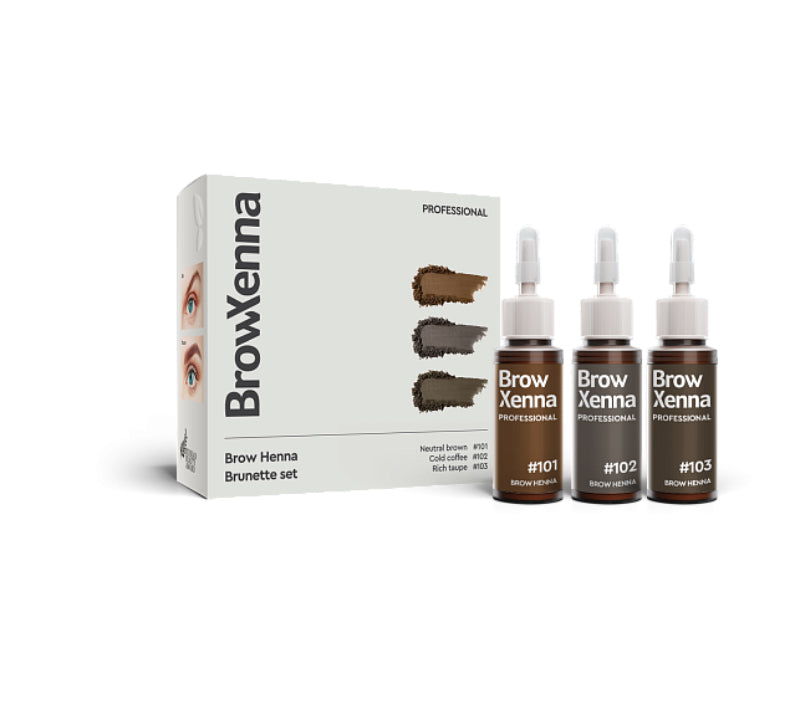 Brunette henna set, BrowXenna® – Brow Henna UK