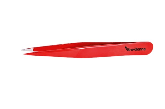 BrowXenna® Eyebrow tweezers Expert point red 0/11